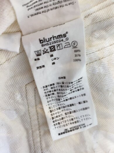 商品画像：リネン混/Cotton Linen Solid Camo Work Jac/2/コットン/WHT/BHS22S024- 5