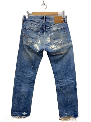 商品画像：メキシコ製/ダメージ/ダブルニー/--/デニム/IDG 2