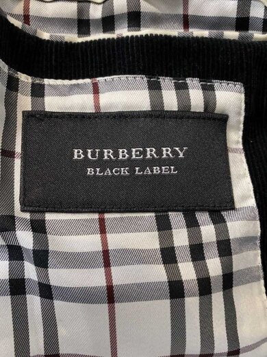 商品画像：コーデュロイ/テーラードジャケット/M/コットン/ブラック/無地/BME80-106-09 3