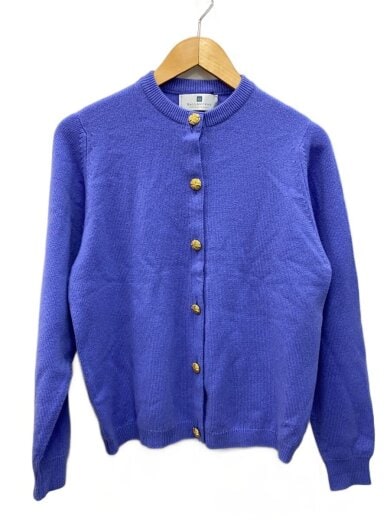 画像：BALLANTYNEカーディガン(厚手)/40/カシミア/BLU/ブルー1