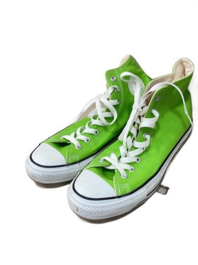 商品画像：×AURALEE/ハイカットスニーカー/28cm/グリーン/キャンバス/1cl296 2