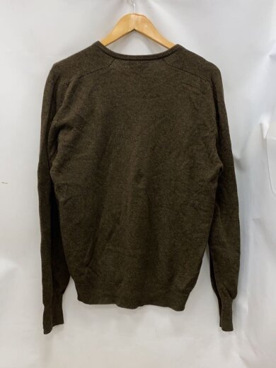 商品画像：Cox Moore/ニット・セーター(薄手)/40/ウール/茶/無地/イギリス製/Lambs Wool 2