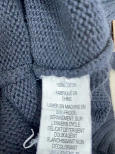 商品画像：カーディガン(薄手)/L/コットン/BLK/258293 5