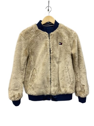 商品画像：リバーシブルブルゾン/裏ボア/ナイロン/ネイビー/無地 6