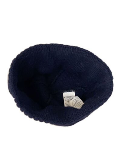 商品画像：ニットキャップ/FREE/ウール/ネイビー/レディース 3