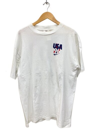 商品画像：USA製/オリンピック/襟汚れ有/Tシャツ/M/コットン/WHT 1