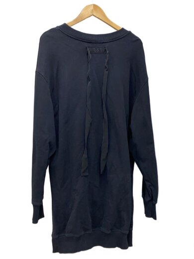 商品画像：オーバーサイズスウェット/XS/コットン/ブラック/無地 2