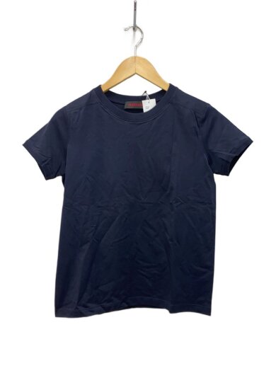 商品画像：コットン リブコンビクルーネックプルオーバー/M/コットン/NVY/無地/39-03-31-03001 1