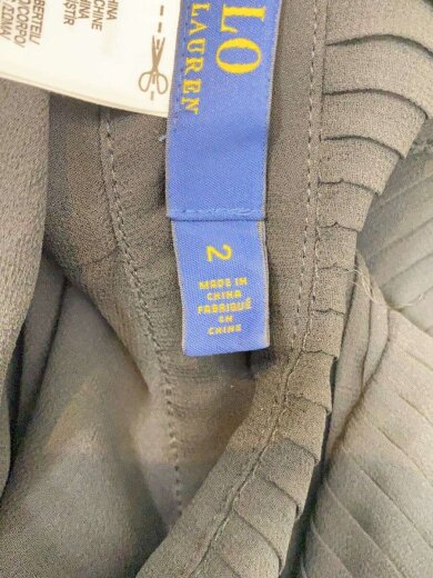 商品画像：長袖ワンピース/2/ポリエステル/ブラック 4