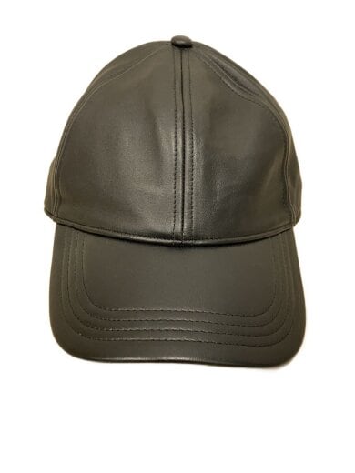 商品画像：キャップ/FREE/山羊革/ブラック/レディース 1