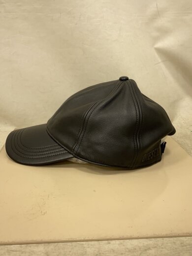 商品画像：キャップ/FREE/山羊革/ブラック/レディース 2
