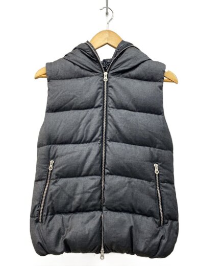 商品画像：ダウンベスト/40/ウール/グレー/01560661 1