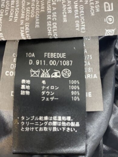 商品画像：ダウンベスト/40/ウール/グレー/01560661 4