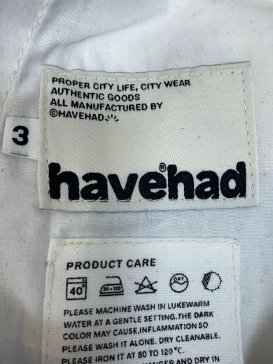 商品画像：have had/ボトム/3/コットン/クリーム/無地 4