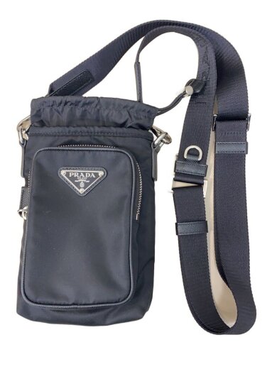 商品画像：ショルダーバッグ/ナイロン/ブラック/無地/2ZH155// 1