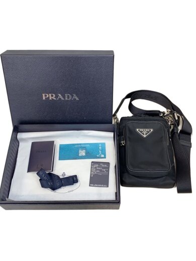 商品画像：ショルダーバッグ/ナイロン/ブラック/無地/2ZH155// 7