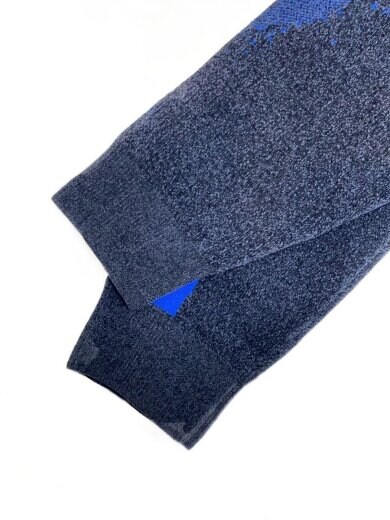 商品画像：ニット・セーター(厚手)/L/ポリエステル/ブルー/総柄 6