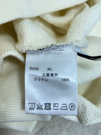 商品画像：スウェット/XL/コットン/クリーム// 5