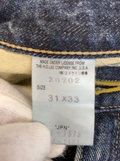 商品画像：ストレートパンツ/31/コットン/インディゴ/20202// 5