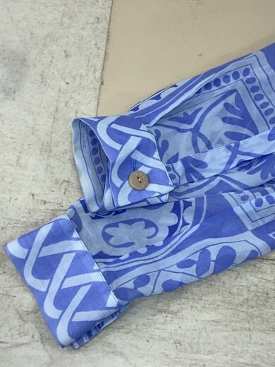 商品画像：長袖ブラウス/40/シルク/BLU/総柄// 5