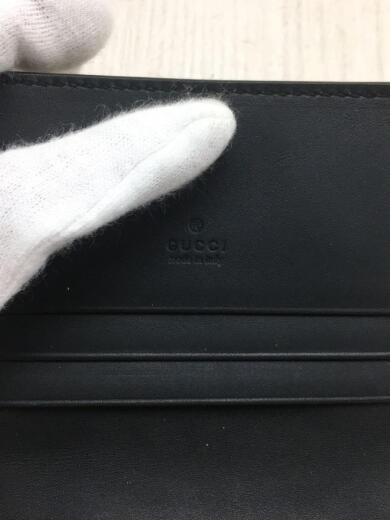 画像：GUCCIカードケース/GUCCI刻印/410120/フェイクレザー/BLK3