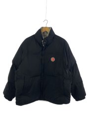 スタンドネックリバーシブル中綿ブルゾン/--/--/BLK