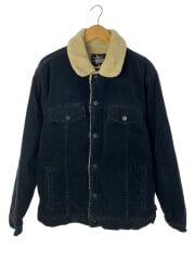 裏ボアジャケット/L/コーデュロイ/NVY