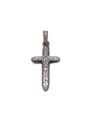 Engraved Cross Pendant/ペンダントトップ/SV950/メンズ