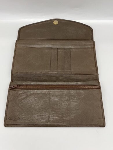 商品画像：長財布/レザー/BRW/無地/レディース 4