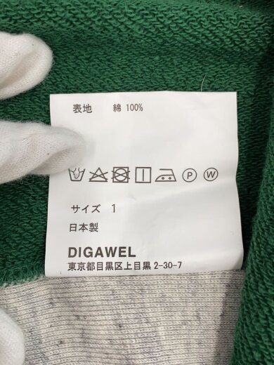 商品画像：スウェット/1/コットン/GRN/DWUB061-GRN-1 5