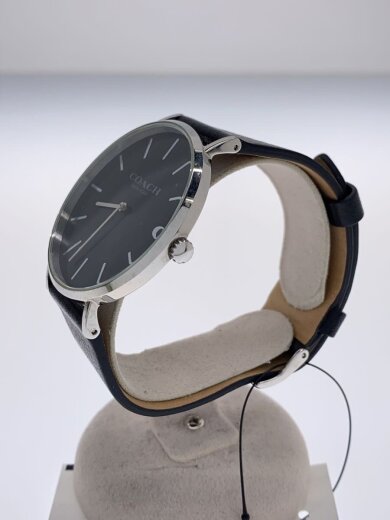 商品画像：腕時計/アナログ/レザー/BLK/BLK/14602149 2