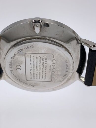 商品画像：腕時計/アナログ/レザー/BLK/BLK/14602149 3