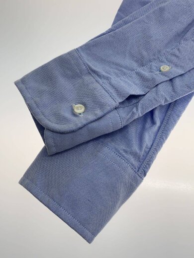 商品画像：STANDARD FIT/オックスフォードBDシャツ/15-32/コットン/BLU/無地/襟汚れ有り 5
