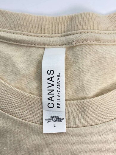 商品画像：Tシャツ/L/コットン/BEG/プリント 3