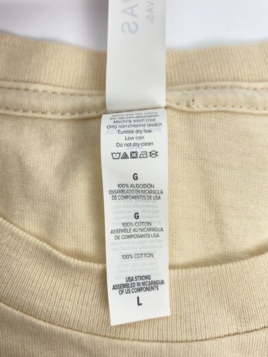 商品画像：Tシャツ/L/コットン/BEG/プリント 4