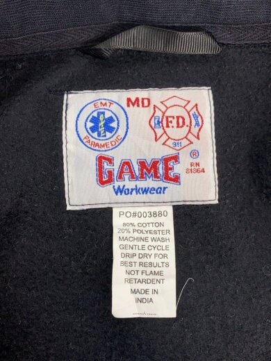 商品画像：GAME Workwear/スウェット/--/コットン/NVY/003880 3