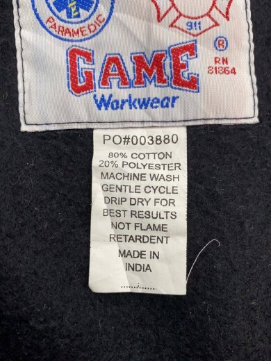 商品画像：GAME Workwear/スウェット/--/コットン/NVY/003880 4