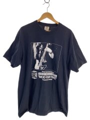 SHAKEDOWN TRADING/RESOU/ステンシルTシャツ/XL/コットン/BLK