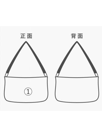 商品画像：Voyageur/ジャストインケーストート/トートバッグ/ナイロン/NVY/691908/汚れ有り 7