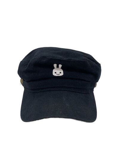 商品画像：キャスケット/--/コットン/BLK/無地/レディース 1