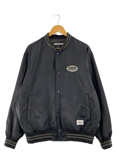 商品画像：BASEBALL JACKET/M/ナイロン/BLK/232TSNH-JKM02// 1