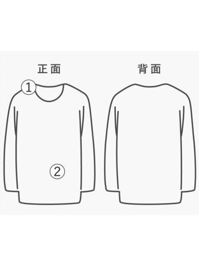 商品画像：エンブレムTシャツ/4/スタンダード期復刻/GRY/NMBsc537/シミ有り// 8