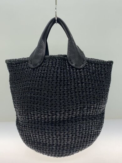 商品画像：AMICO BASKET TOTE/トートバッグ/レザー/BLK// 3
