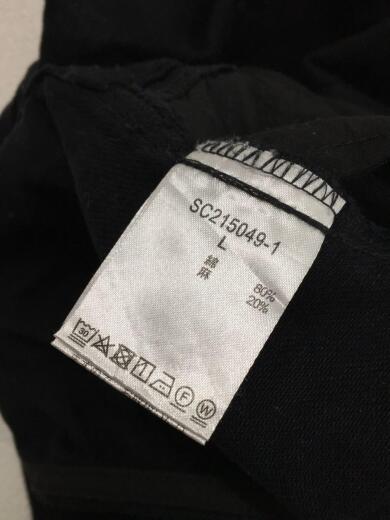 画像：studio CLIPワンピース/L/コットン/BLK/無地/SC215049-14