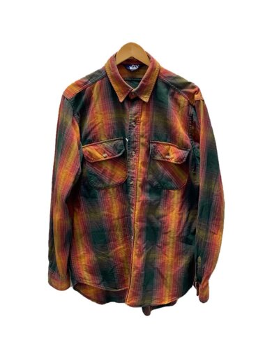 画像：Woolrichネルシャツ/--/コットン/GRN/チェック1