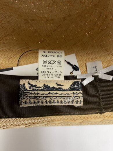 商品画像：ストローハット/L/BEG/無地/メンズ/DOU00404 5