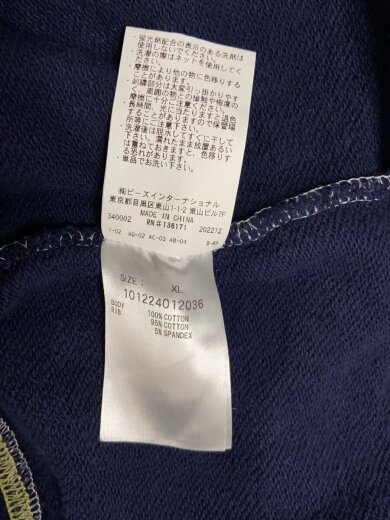 画像：X-LARGEパーカー/XL/コットン/BLK/無地5