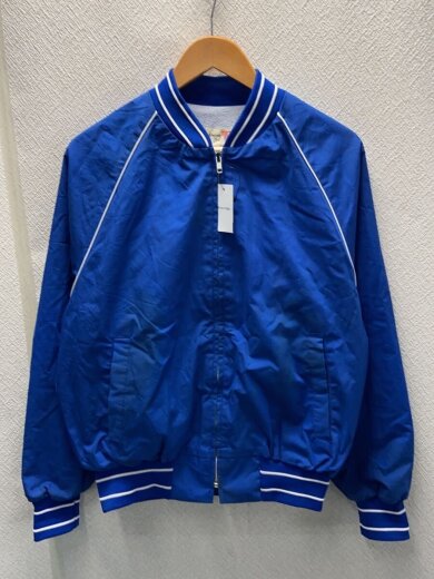 商品画像：スタジャン/M/ポリエステル/BLU/無地 1