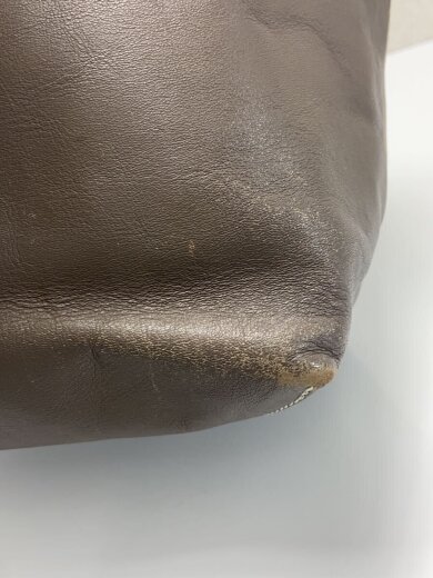 商品画像：トートバッグ/レザー/BRW/無地 8