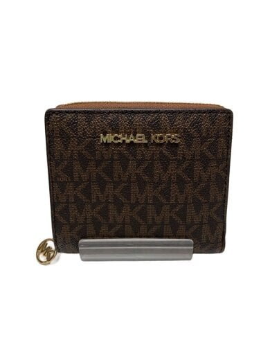 商品画像：2つ折り財布/PVC/BRW/総柄/レディース/35H3GTVF2B 1